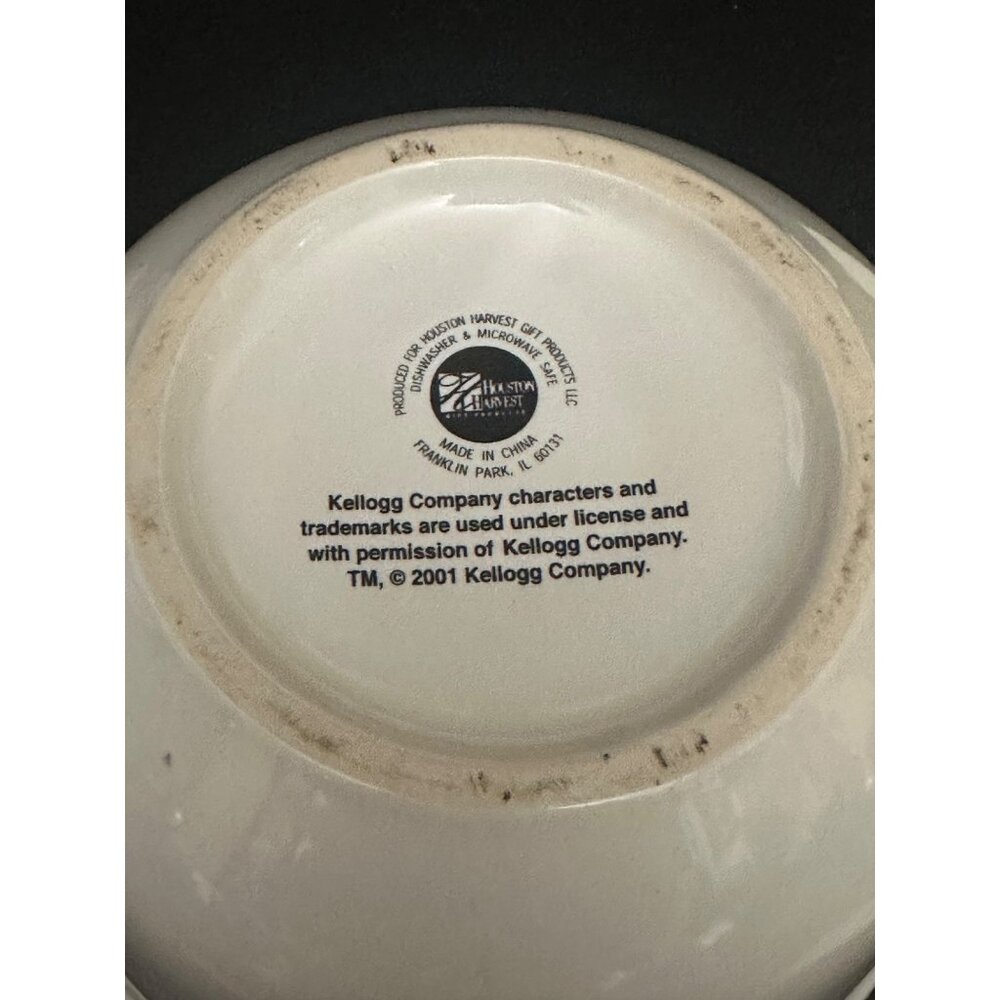 2001‎ Kellogg's Snap Crackle Pop Cereal Bowl Houston Harvest - Picture 4 of 10
